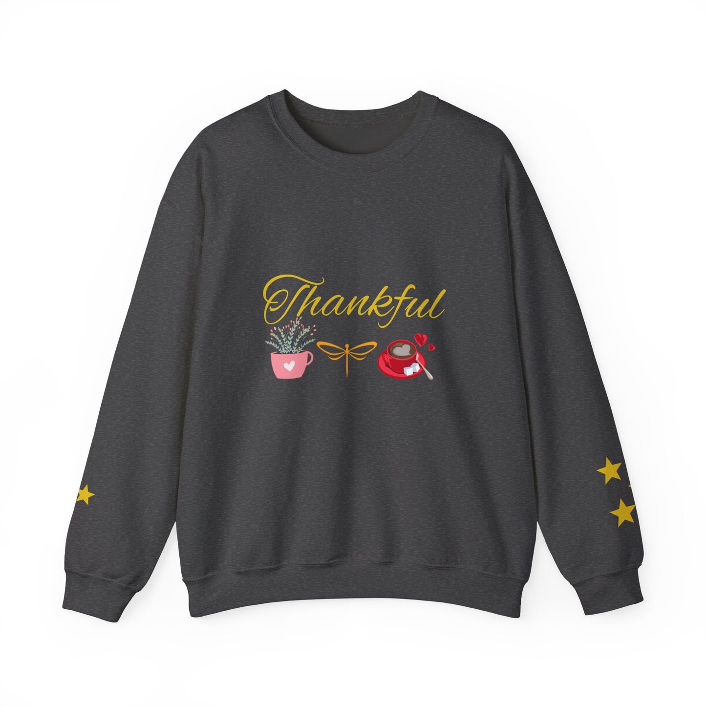 Thankful Crewneck Sweatshirt, Cozy Sweatshirt, Fall Fashion, Thanksgiving Gift, Unisex Crewneck, Everyday Casual Wear