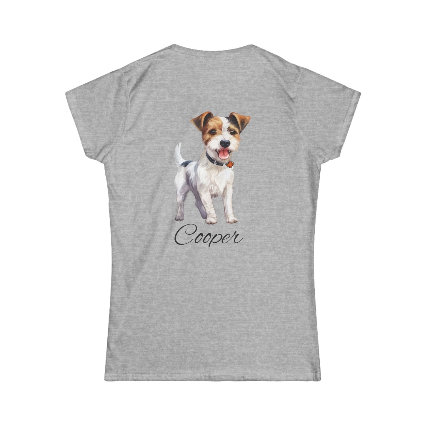 Fun Bulldog Graphic Women's Softstyle Tee, Pet Lover Gift, Casual Outfit, Dog Mom Shirt, Birthday Gift