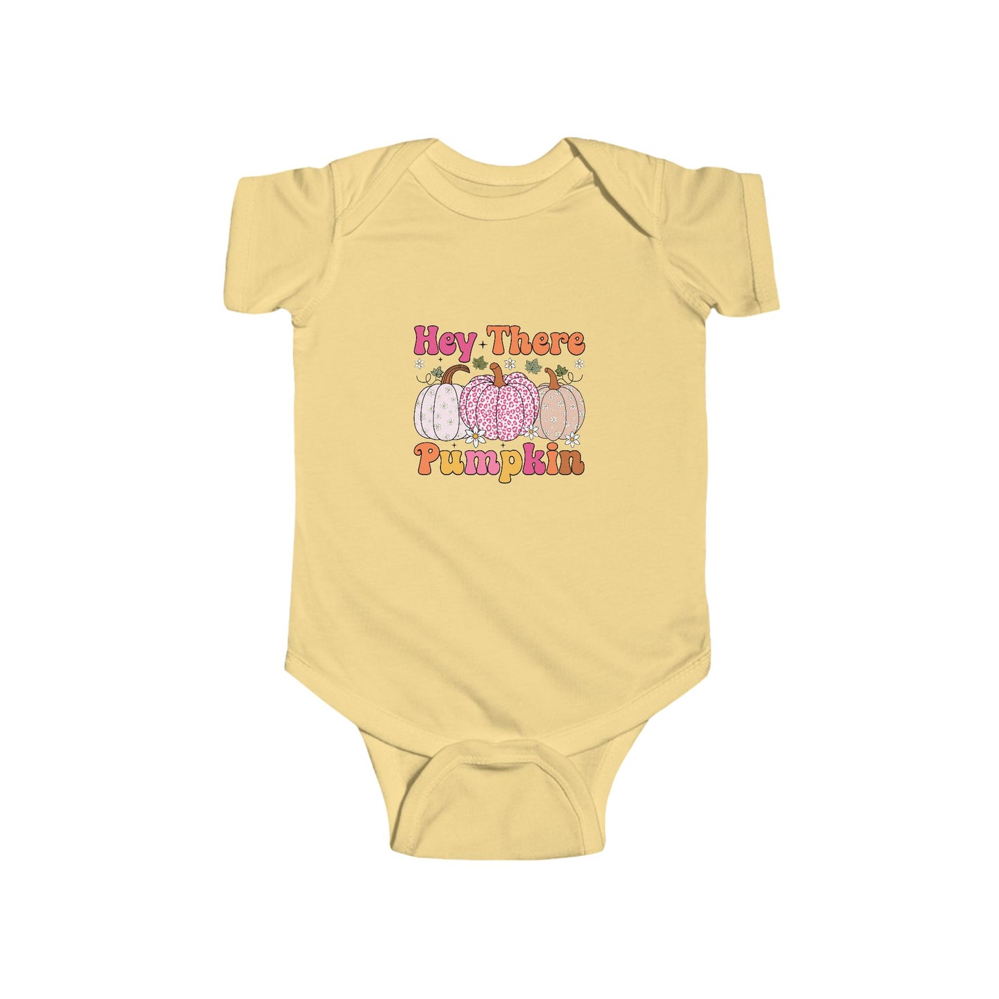 Hey There Pumpkin Infant Bodysuit, Cute Baby Shower Gift, Fall Outfit, Halloween Costume, Seasonal Baby Clothes, Autumn Apparel