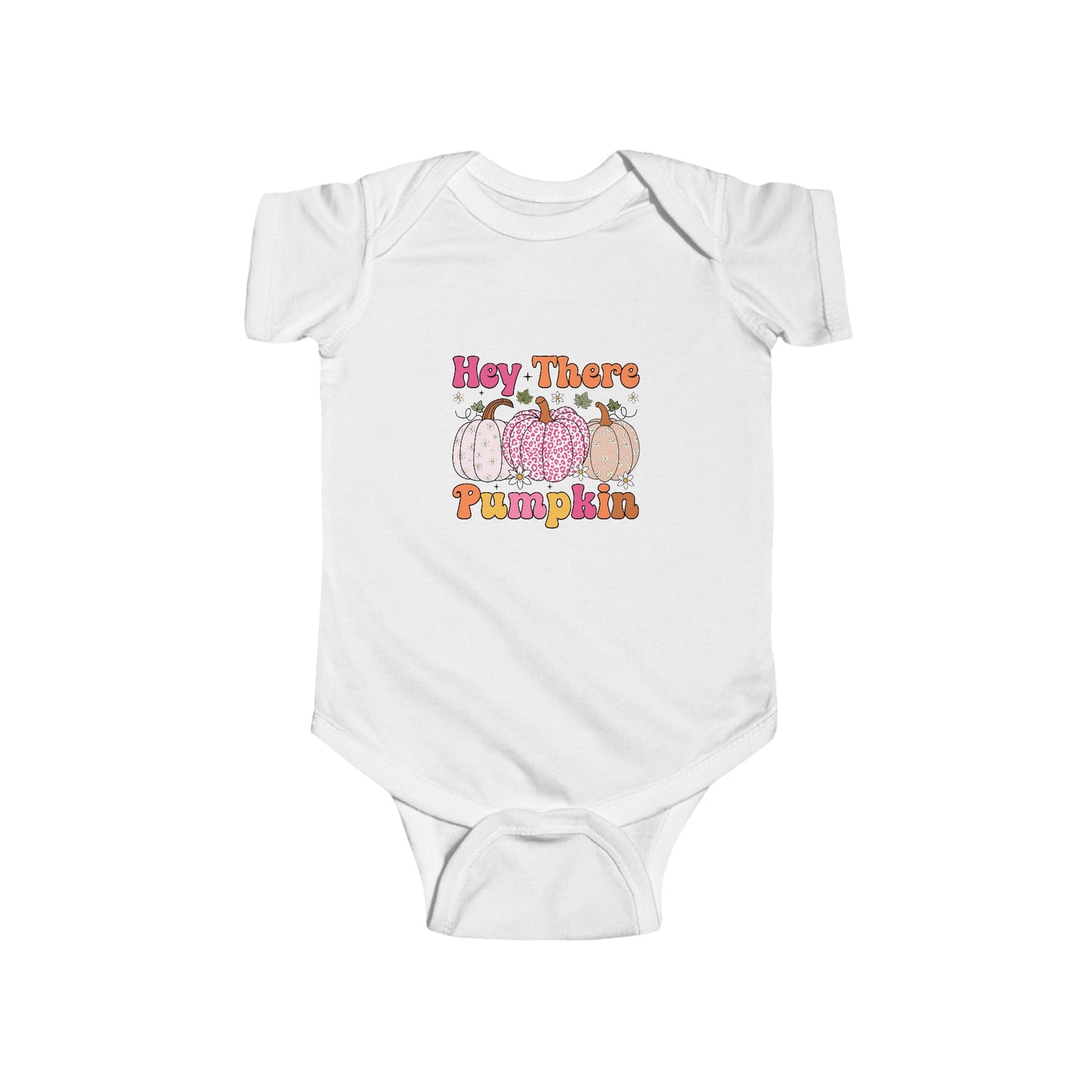 Hey There Pumpkin Infant Bodysuit, Cute Baby Shower Gift, Fall Outfit, Halloween Costume, Seasonal Baby Clothes, Autumn Apparel