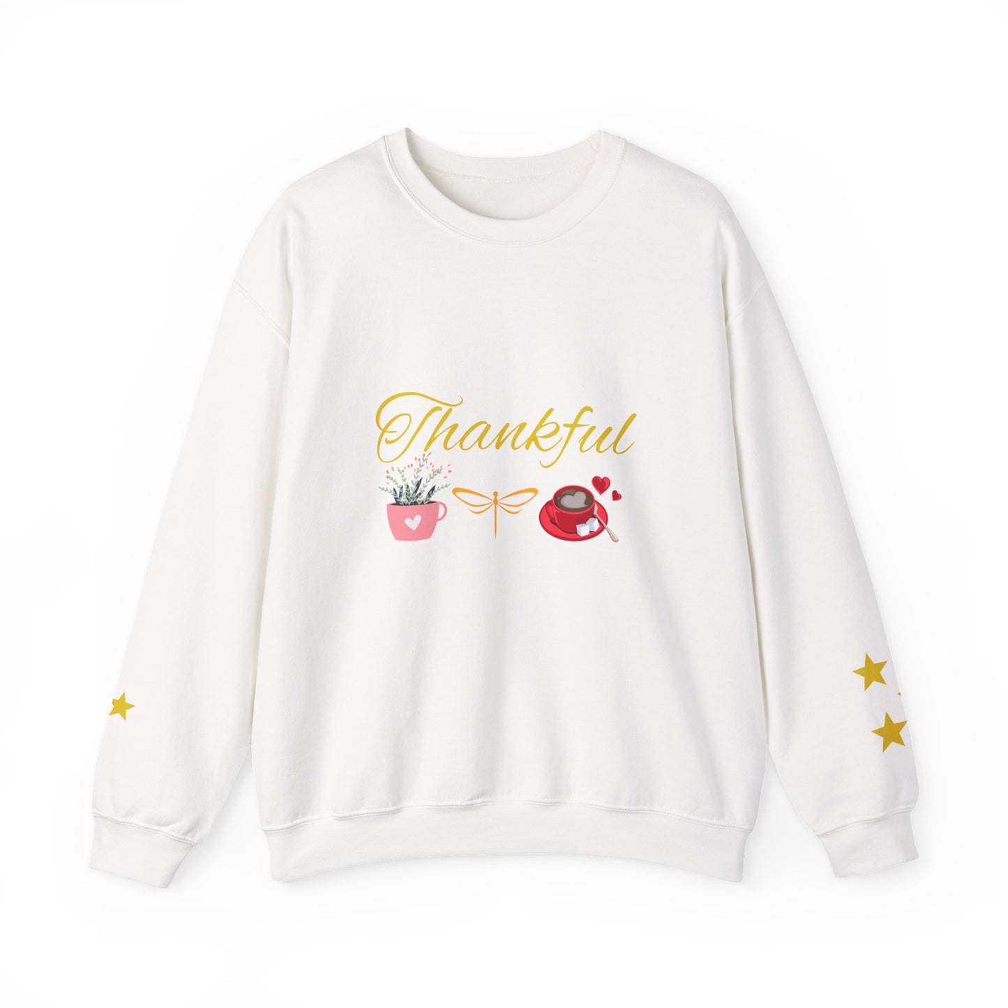 Thankful Crewneck Sweatshirt, Cozy Sweatshirt, Fall Fashion, Thanksgiving Gift, Unisex Crewneck, Everyday Casual Wear