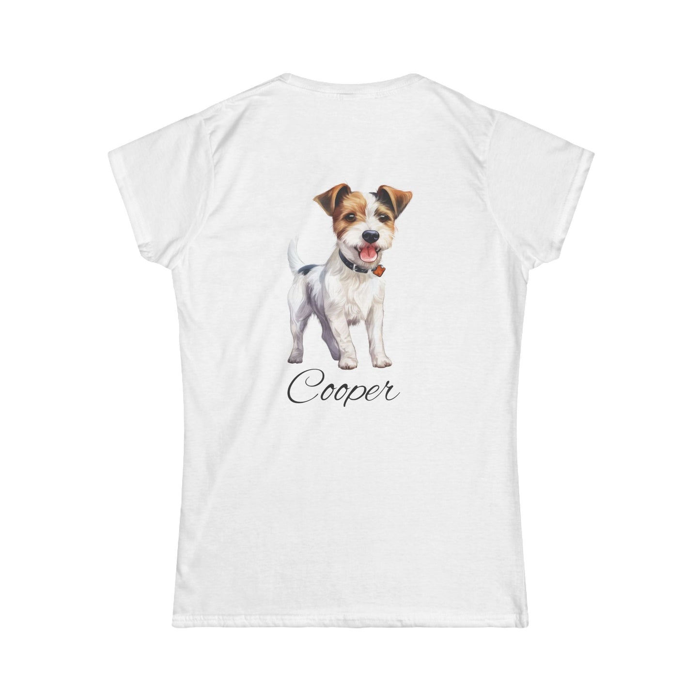 Fun Bulldog Graphic Women's Softstyle Tee, Pet Lover Gift, Casual Outfit, Dog Mom Shirt, Birthday Gift