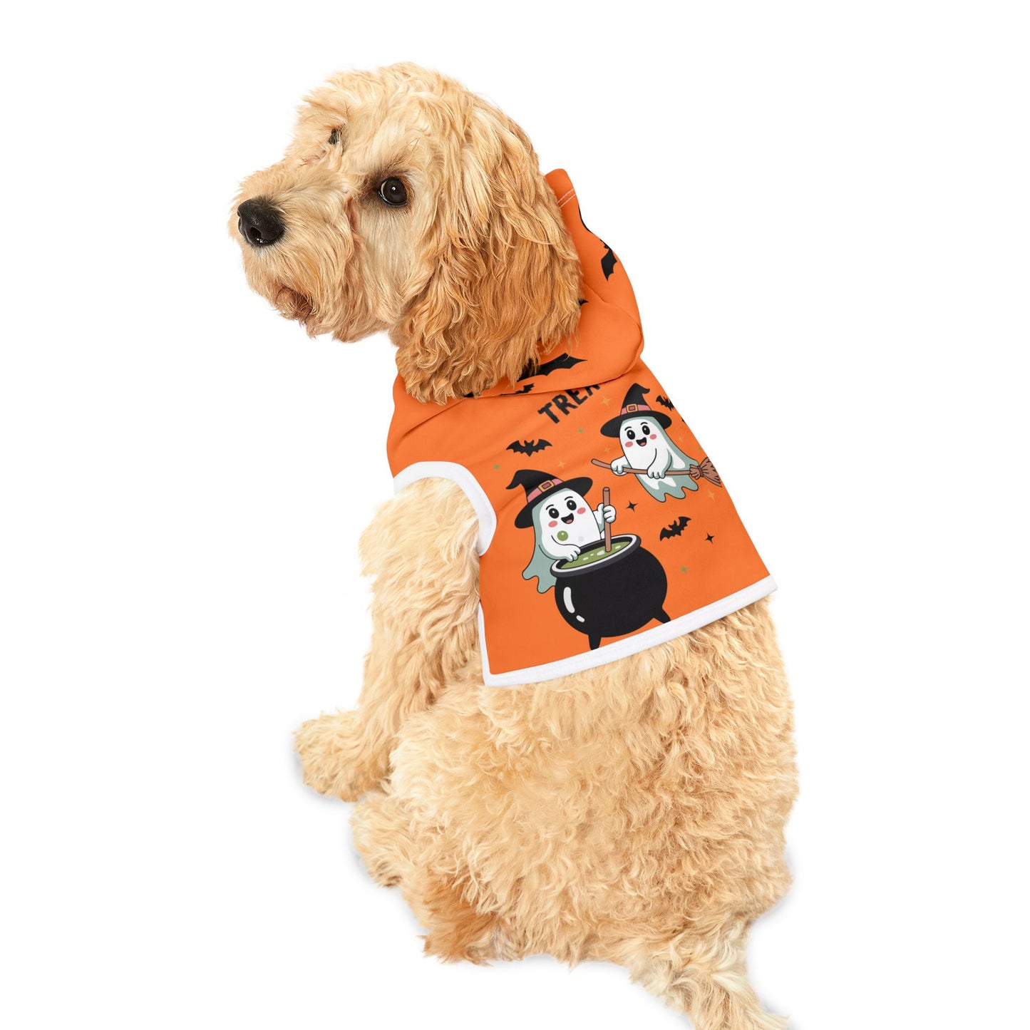 Spooky Pet Hoodie, Halloween Pet Costumes, Trick or Treat Dog Sweater, Fun Pet Apparel, Cute Cat Hoodie