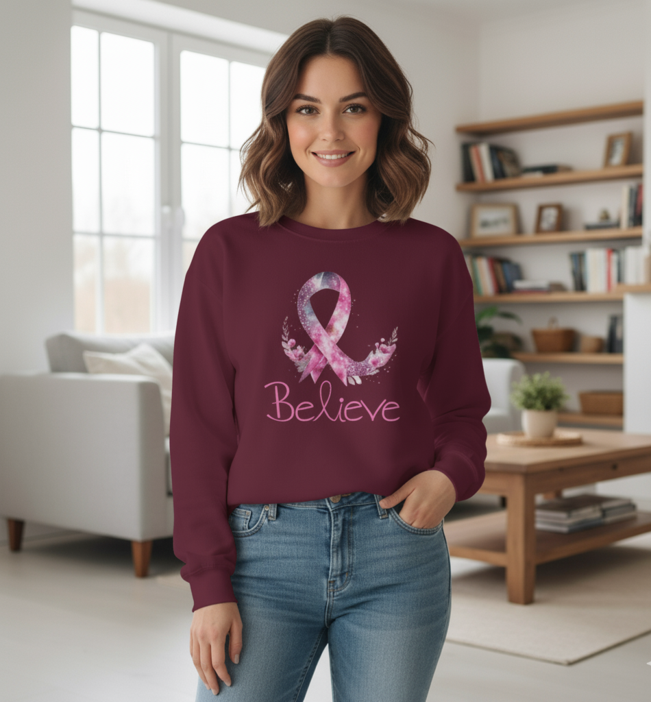 Unisex Heavy Blend™ Crewneck Sweatshirt - Perfect for Pink October | Sweet Life