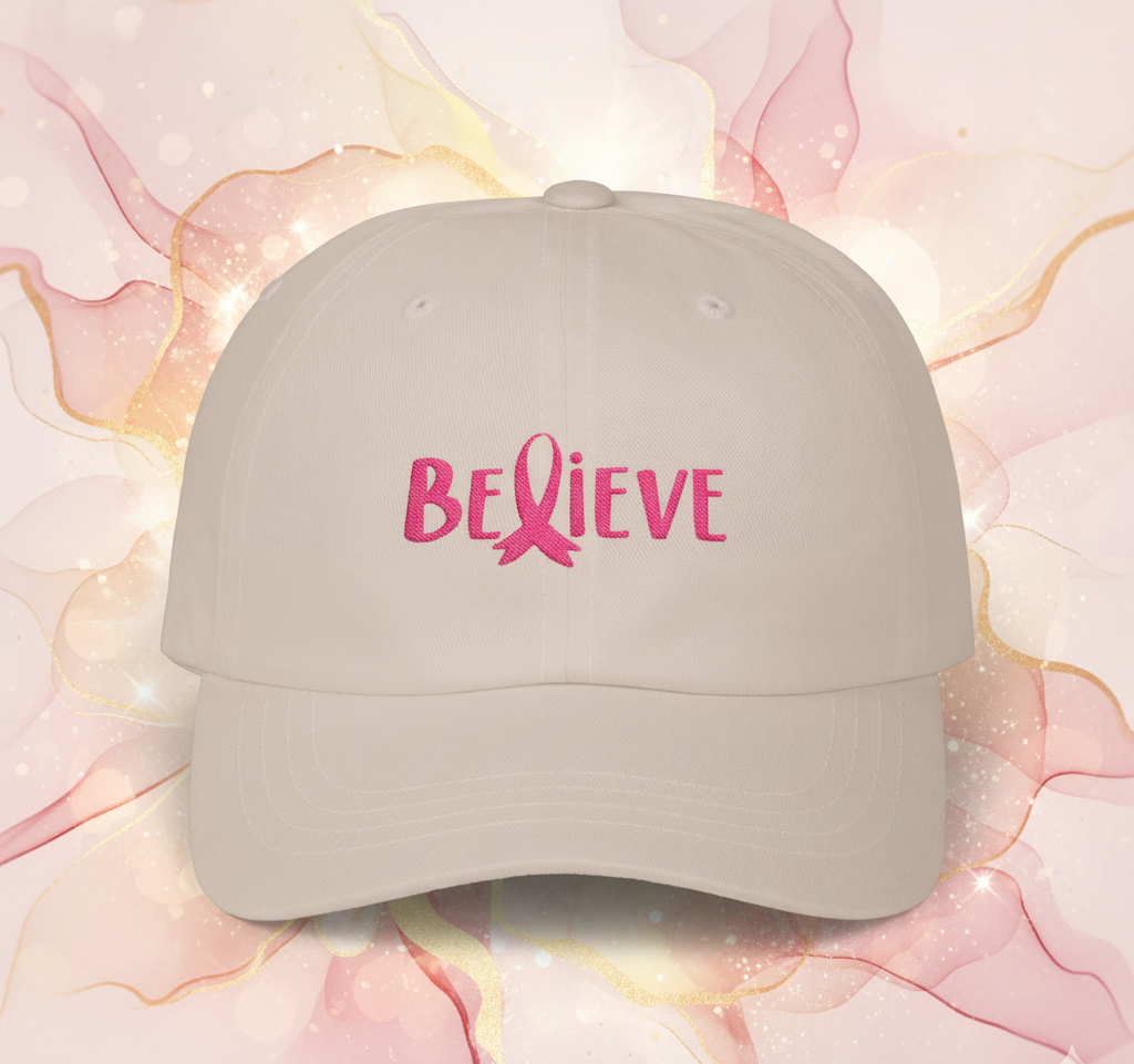 Inspirational Dad Cap - Believe Hat, Casual Everyday Wear, Gift for Dads, Father's Day Gift, Motivational Cap