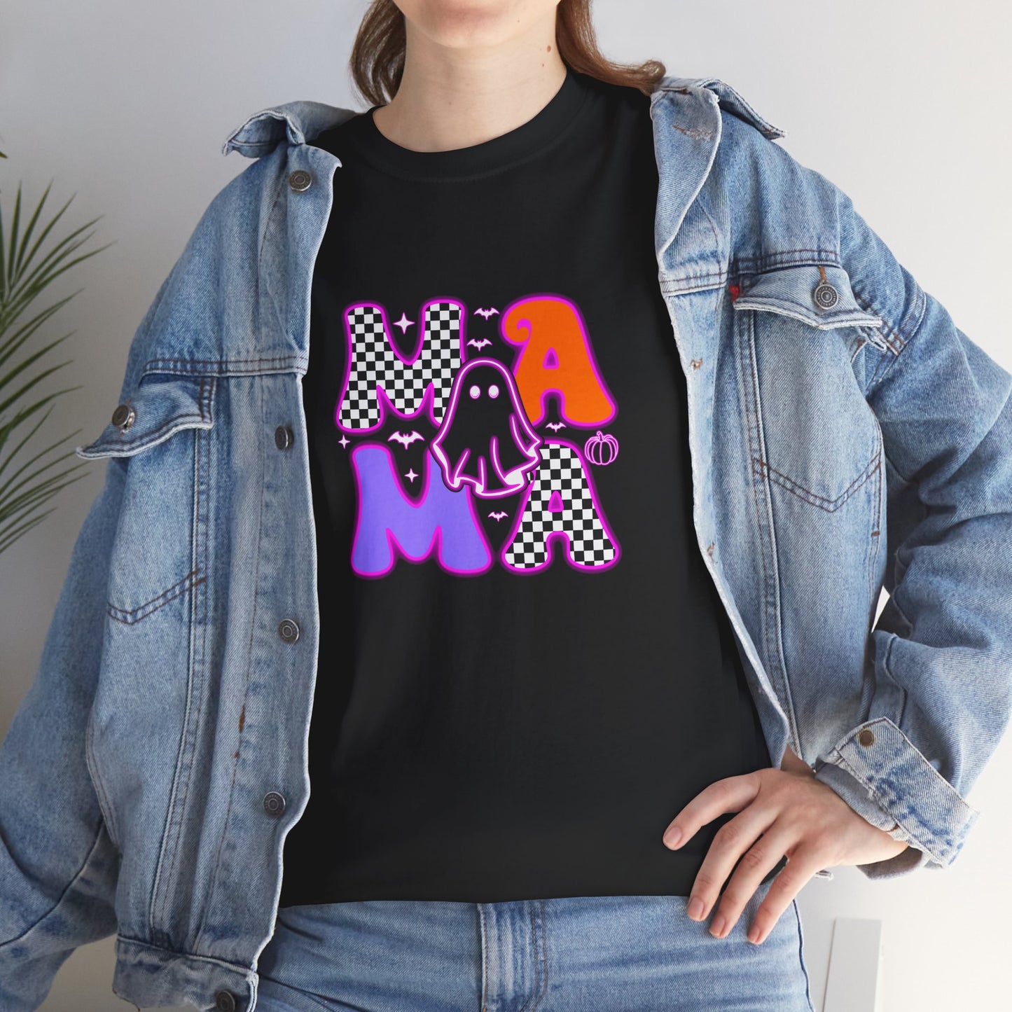 Vibrant Mama Graphic Tee, Fun Mother's Day Gift, Casual Style, Family Reunion Top, Statement Tee