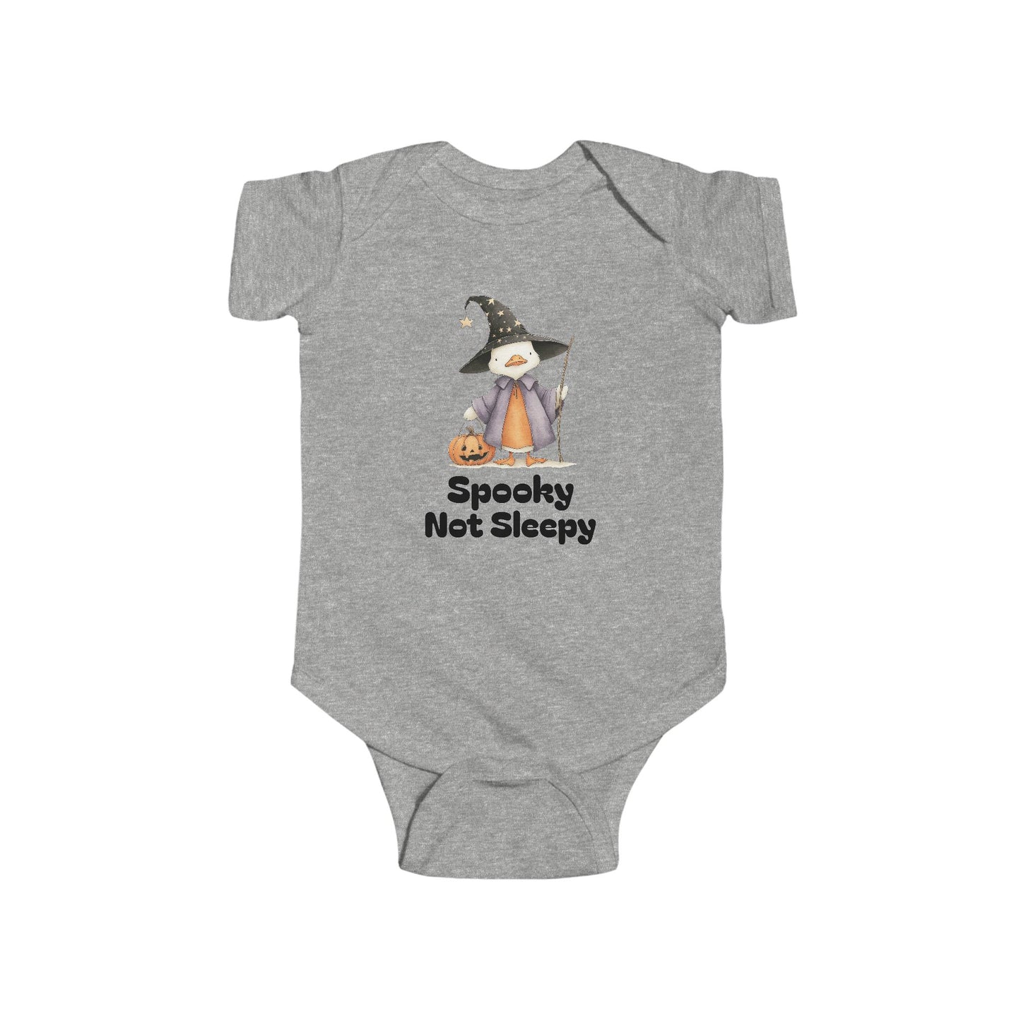 Spooky Not Sleepy Infant Bodysuit, Halloween Baby Outfit, Cute Baby Costume, Fall Baby Gift, Halloween Apparel