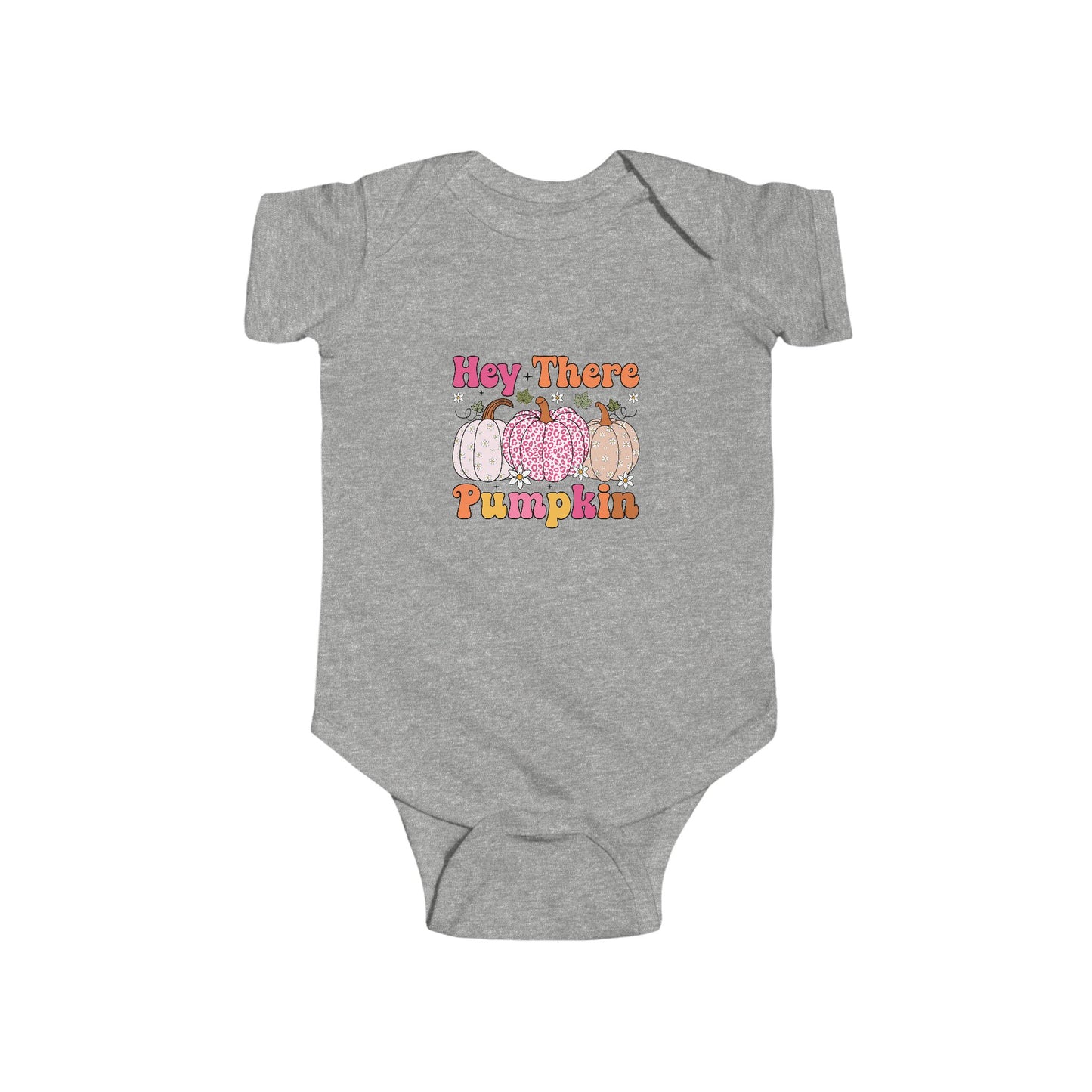 Hey There Pumpkin Infant Bodysuit, Cute Baby Shower Gift, Fall Outfit, Halloween Costume, Seasonal Baby Clothes, Autumn Apparel