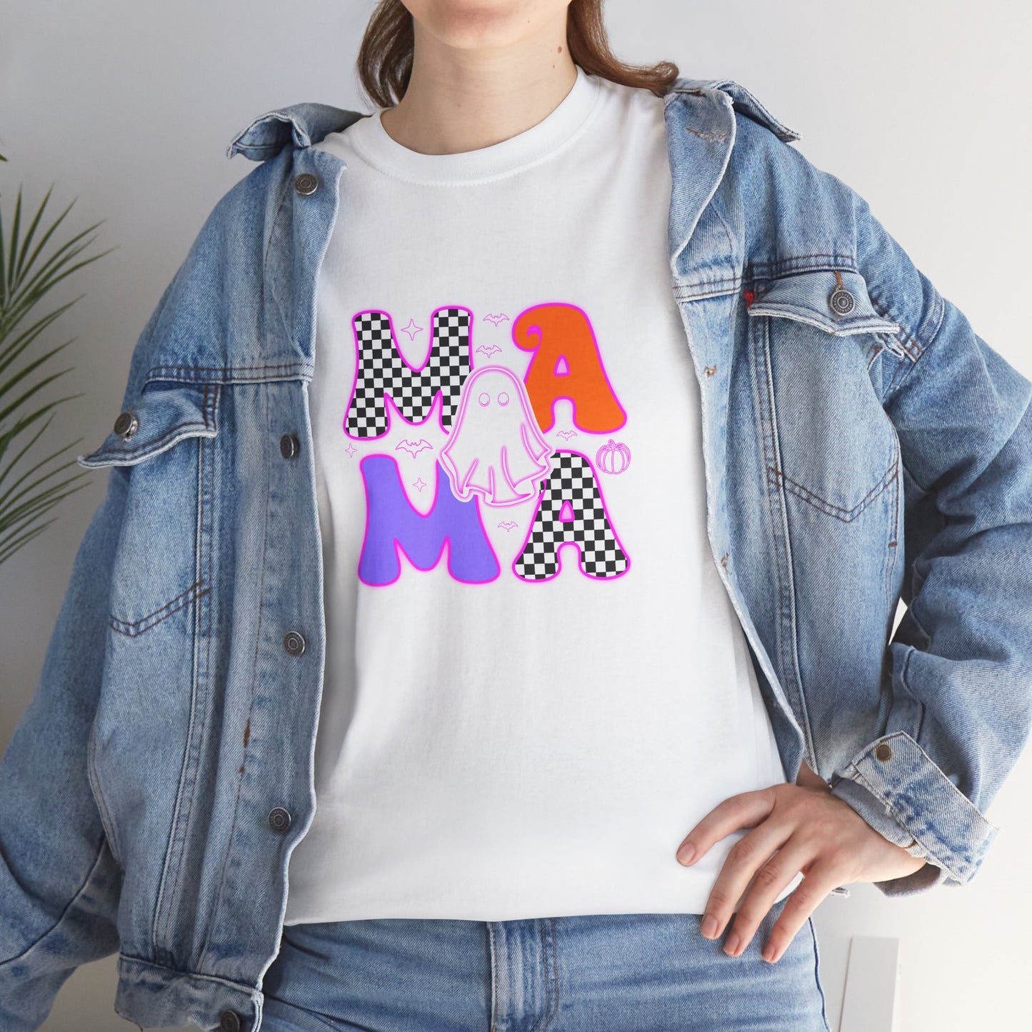 Vibrant Mama Graphic Tee, Fun Mother's Day Gift, Casual Style, Family Reunion Top, Statement Tee