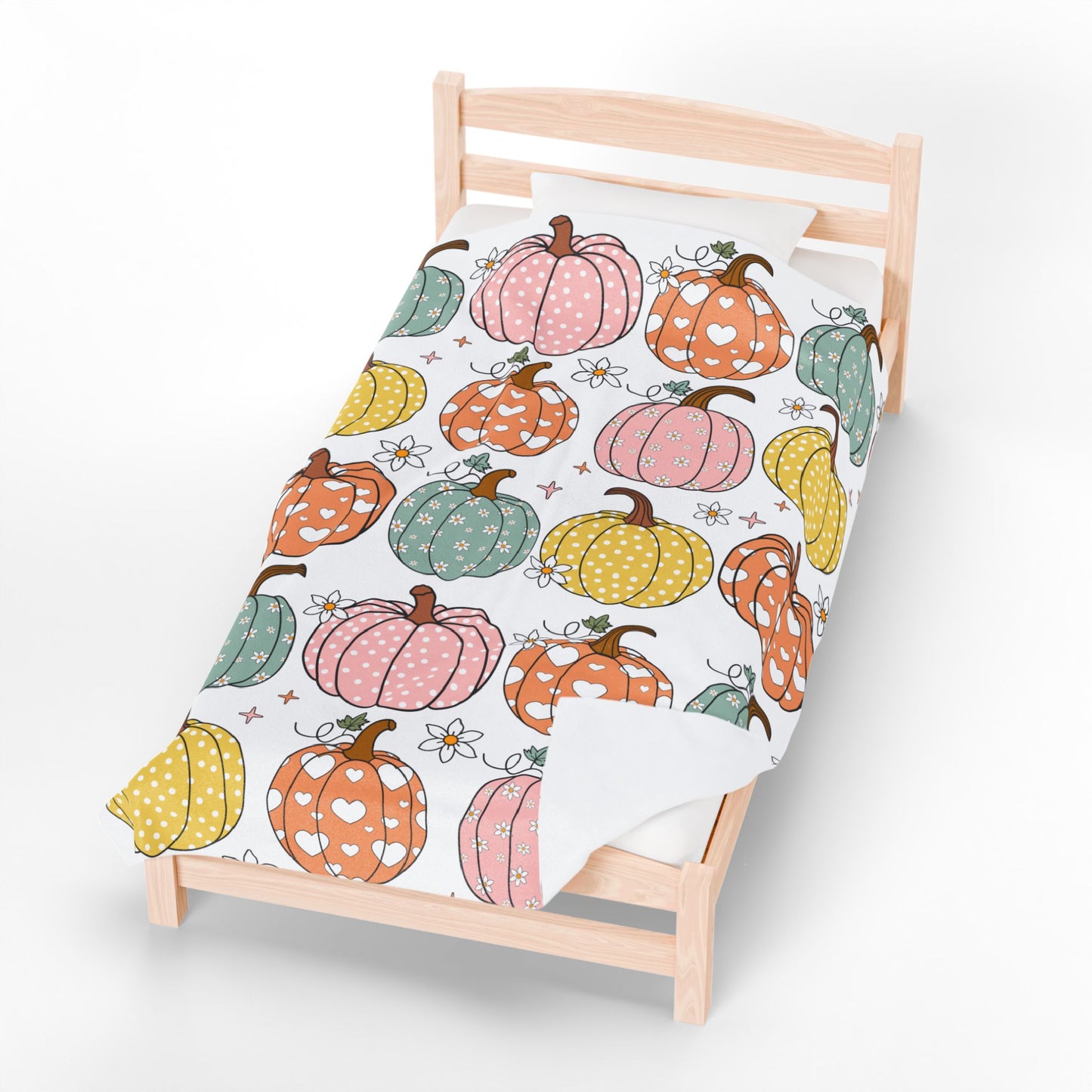 Autumn Pumpkin Plush Blanket, Cozy Fall Throw, Decorative Throw Blanket, Seasonal Home Decor, Gift for Fall Lovers