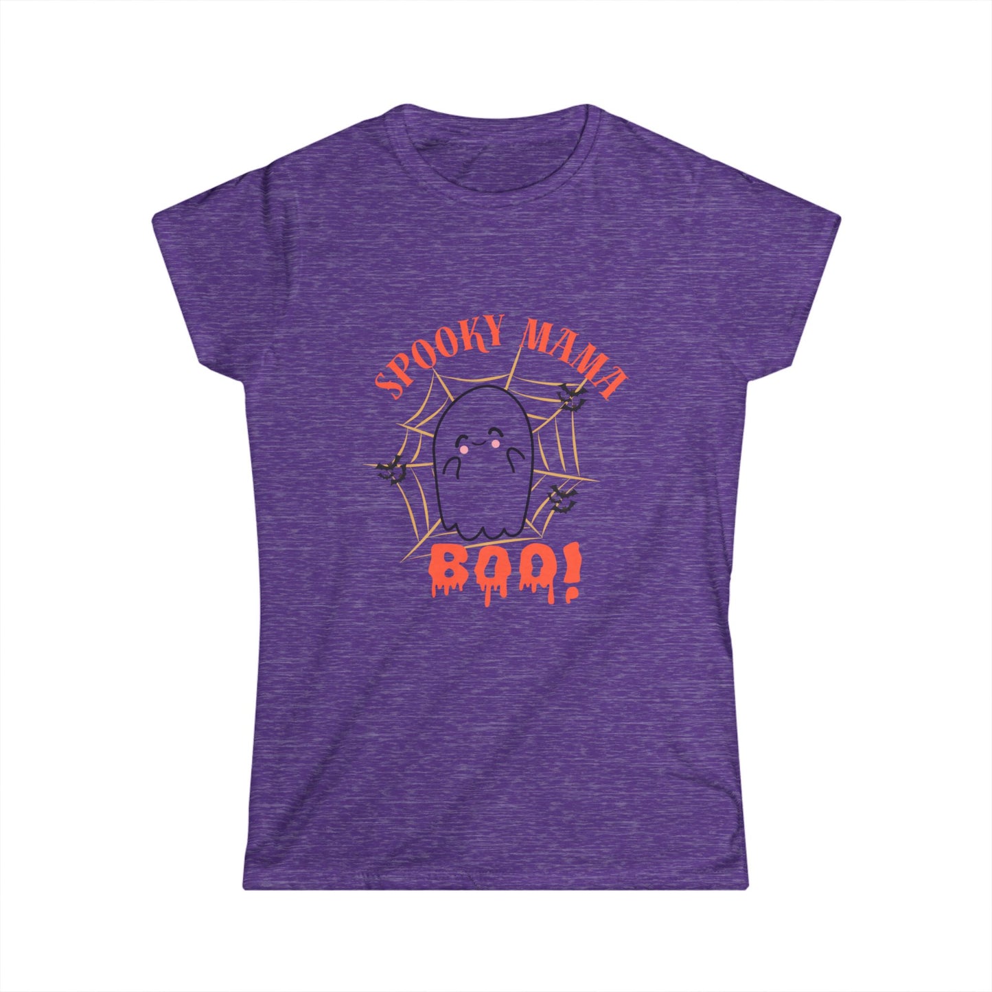 Spooky Mama Halloween Tee, Boo Shirt, Women's Graphic T-Shirt, Halloween Costume Top, Cute Ghost Tee, Fall Festivities Shirt