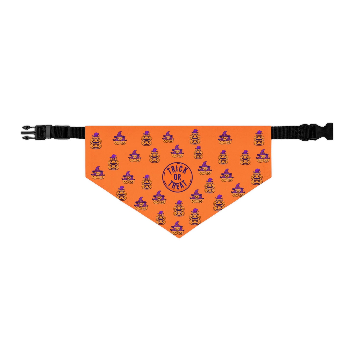 Halloween Pet Bandana, Trick or Treat Dog Collar, Festive Pet Costume, Cute Pet Accessory, Dog Apparel for Fall