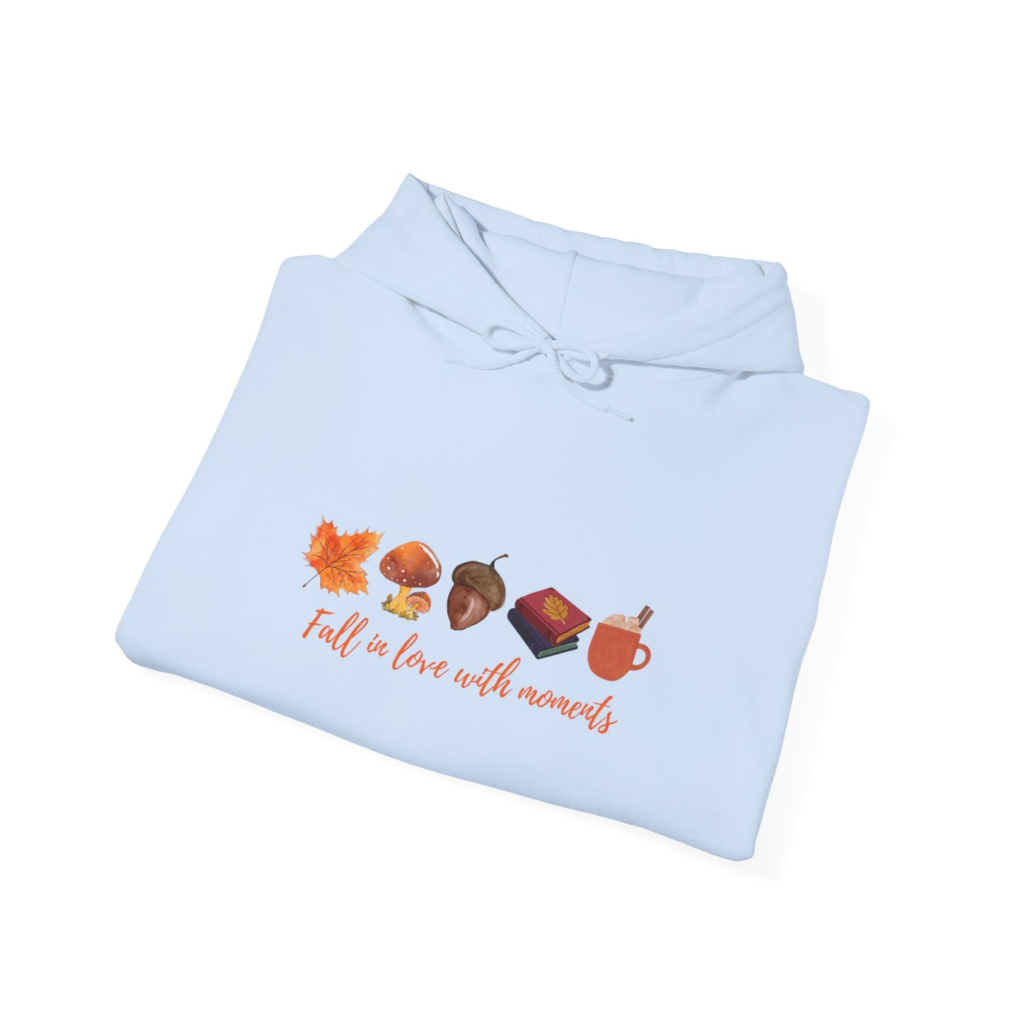 Cozy Fall Hooded Sweatshirt - Fall in Love with Moments - Unisex Outdoor Sweater, Autumn Fashion, Cozy Gift, Seasonal Wear, Ideal for [...]