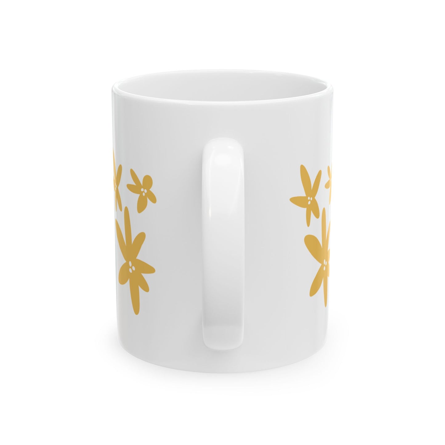 Grateful & Blessed Ceramic Mug, Motivational Coffee Cup, Gift for Friends, Office Decor, Birthday Present, Rainbow Design