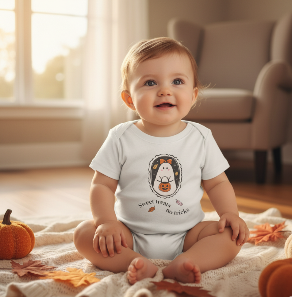 Adorable Infant Fine Jersey Tee – Sweet Treats No Tricks, Perfect for Baby Shower Gifts, Cute Nursery Wear, Halloween Outfits, Fun [...]
