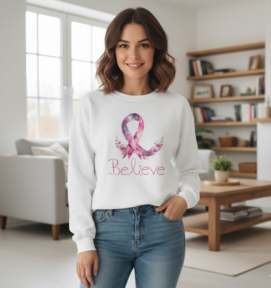 Unisex Heavy Blend™ Crewneck Sweatshirt - Perfect for Pink October | Sweet Life