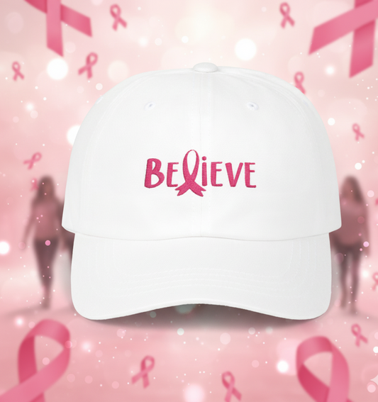 Inspirational Dad Cap - Believe Hat, Casual Everyday Wear, Gift for Dads, Father's Day Gift, Motivational Cap