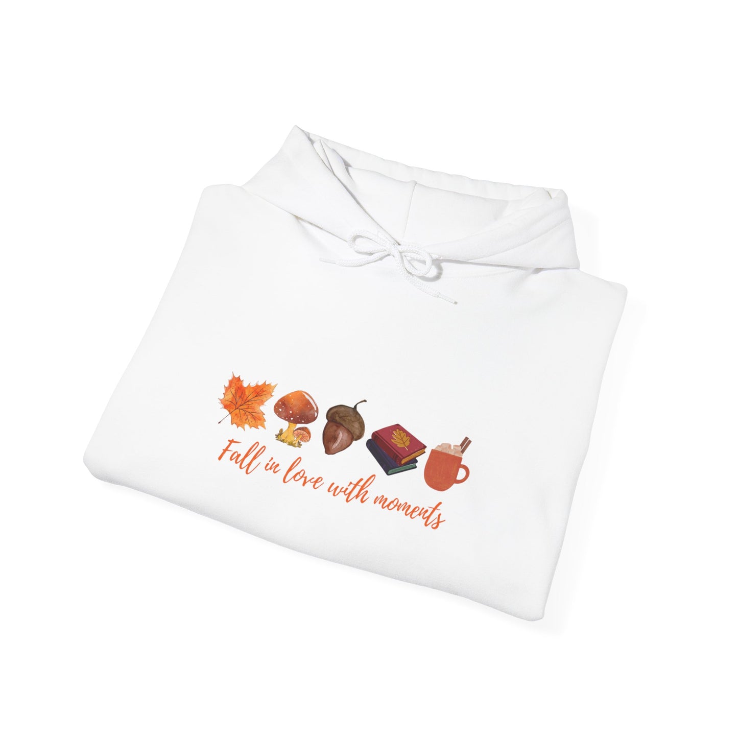 Cozy Fall Hooded Sweatshirt - Fall in Love with Moments - Unisex Outdoor Sweater, Autumn Fashion, Cozy Gift, Seasonal Wear, Ideal for [...]