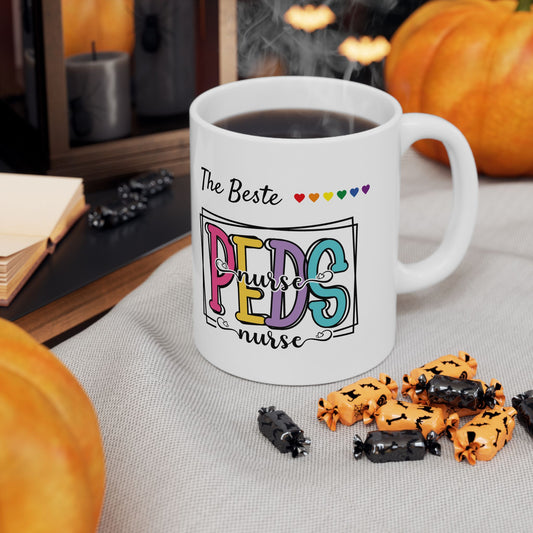 Colorful Ceramic Mug, Cute Gift for Friends, Tea or Coffee Lovers, LGBTQ+ Pride Mug, Fun Kitchen Decor, Friendship Celebration