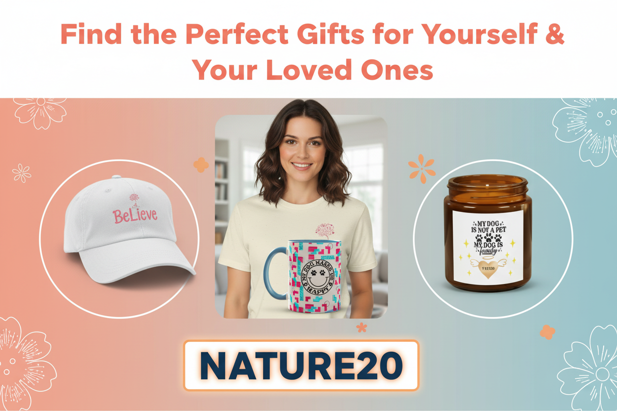 Promotional Banner with NATURE20 Centered Bottom